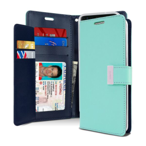 Goospery Rich Diary Wallet Case for Samsung Galaxy S8 - Teal